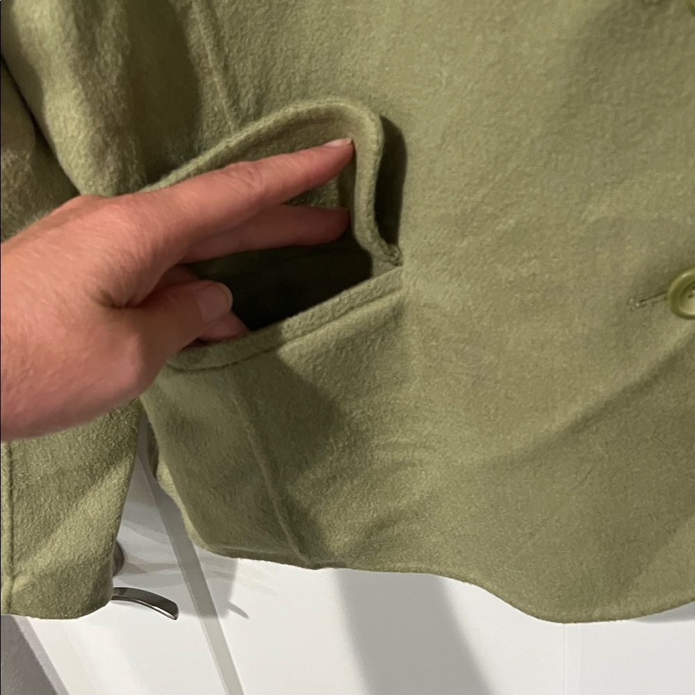Pendleton Sage Green 100% Merino Wool Jacket Sz XL - Picture 3 of 10